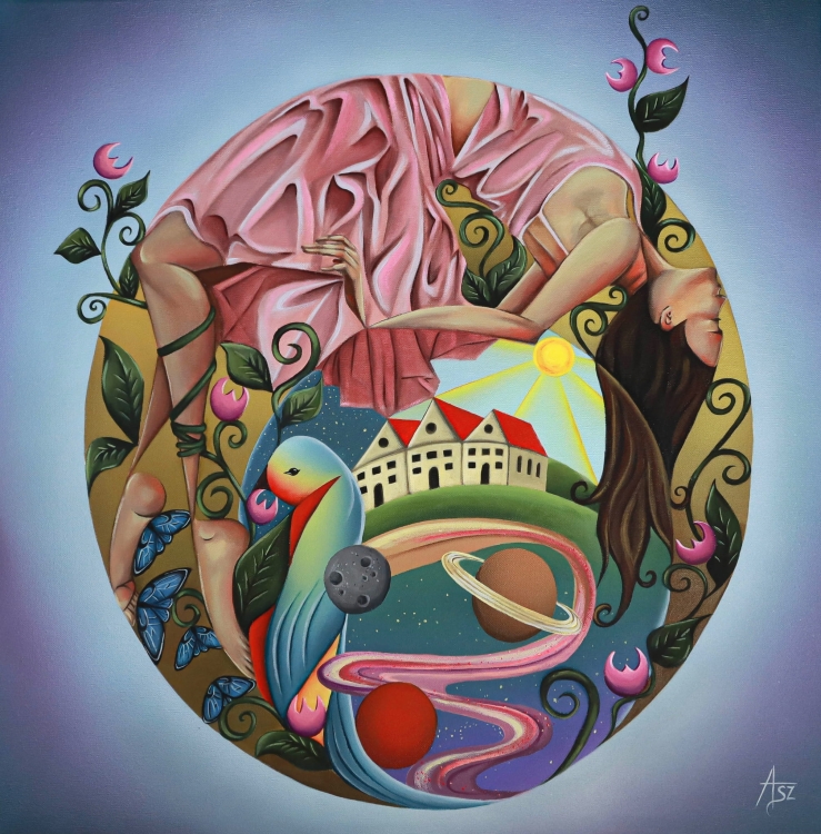 Sen we śnie, 60x60cm, 2023.jpg